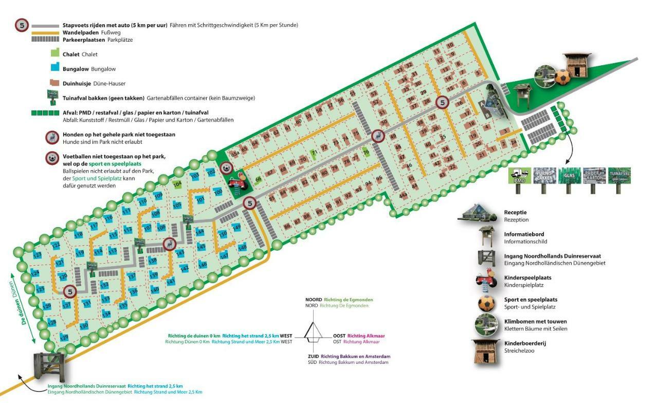 Bungalows - Bungalowpark Mooyeveld - Uniek Gelegen In De Duinen! Egmond-Binnen Exteriör bild